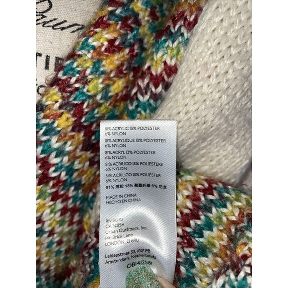 BDG Multicolor Knit Cardigan Sweater Women's S-P - Picture 6 of 6